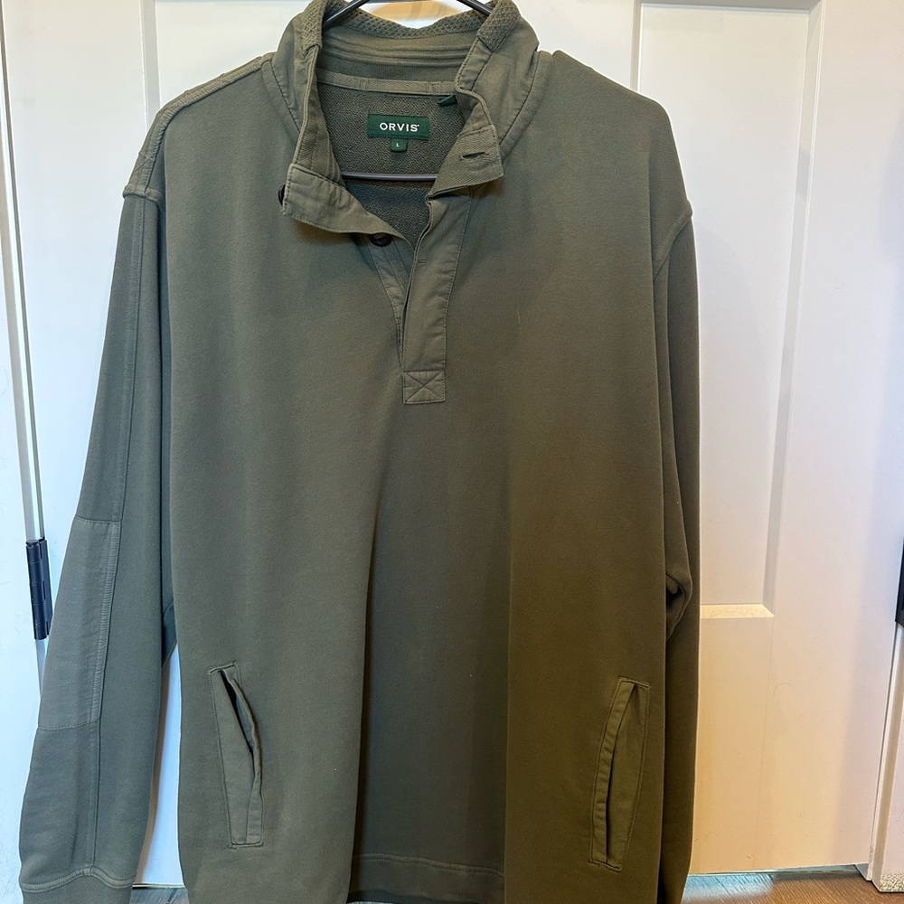 Orvis Olive Green Casual Jacket